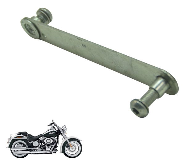 Suporte Paralama Traseiro Harley Softail Deluxe Flstn 12-15 Prateado