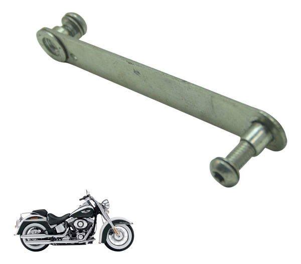 Suporte Paralama Traseiro Harley Softail Deluxe Flstn 12-15 Prateado