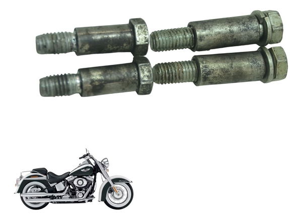 Jogo Parafuso Amorte Tras Harley Softail Deluxe Flstn 12-15