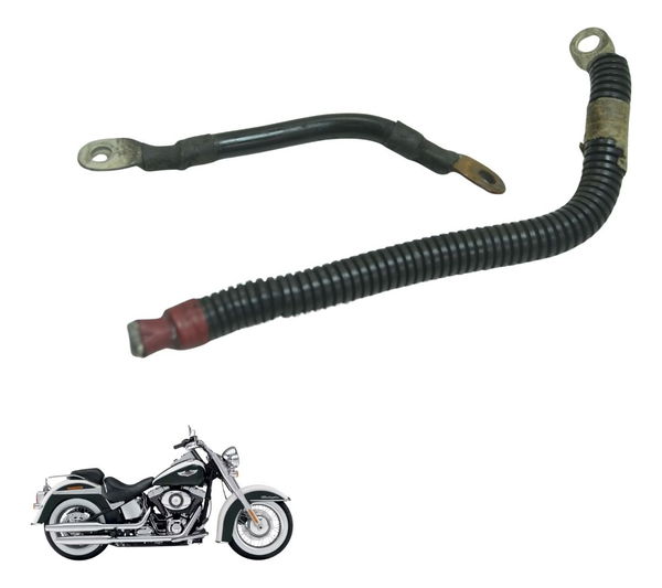 Cabo +/- Bateria Harley Softail Deluxe Flstn 12-15 Original