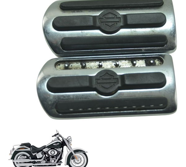 Par Pedaleira Tras Acesso Harley Softail Deluxe Flstn 12-15