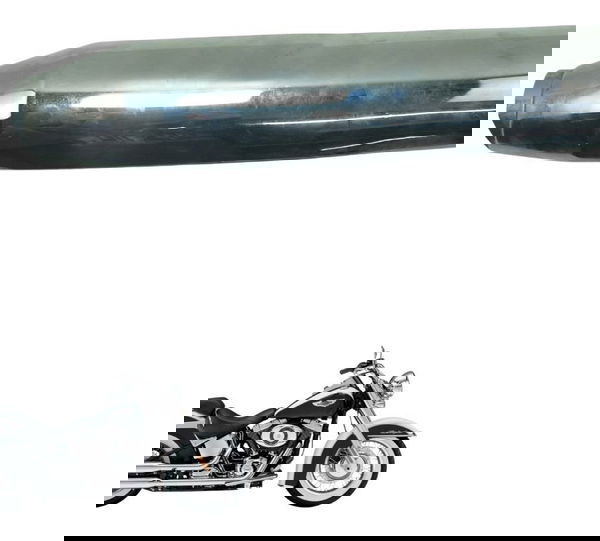 Capa Proteção Escape Harley Softail Deluxe Flstn 12-15 Origi