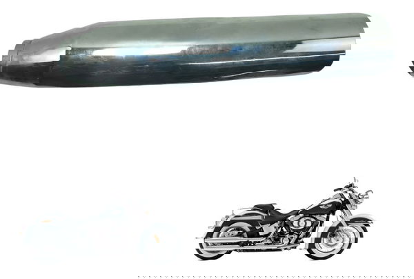 Capa Proteção Escape Harley Softail Deluxe Flstn 12-15 Origi