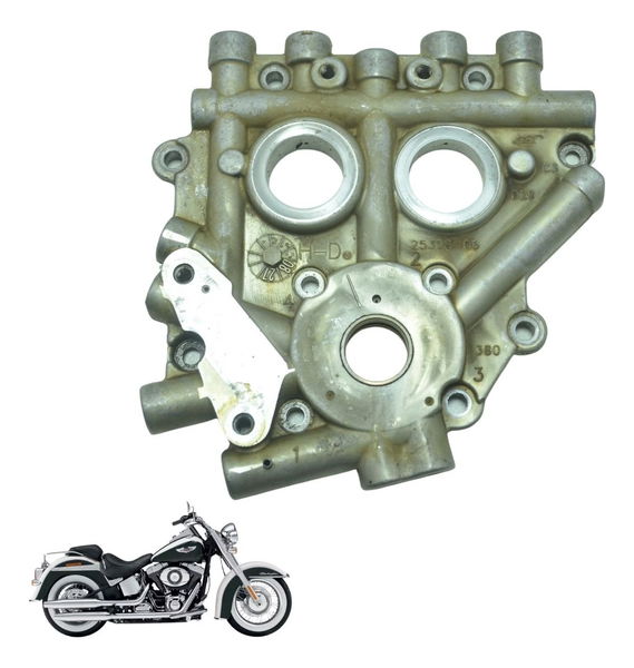 Plate Bomba Óleo Harley Softail Deluxe Flstn 12-15 Original