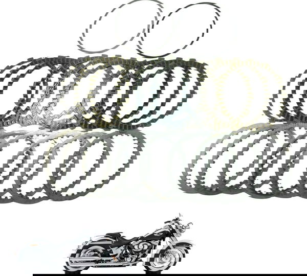 Discos Separador Harley Softail Deluxe Flstn 12-15 Original