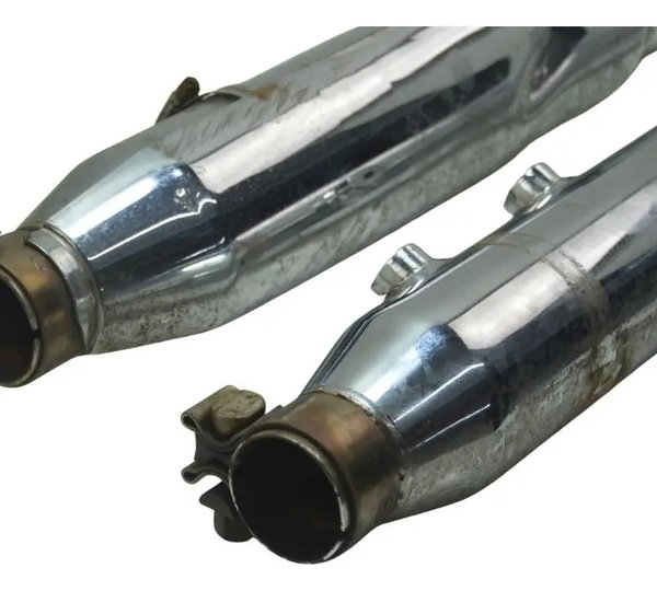 Par Ponteira Esport C/deta Harley Softail Deluxe Flstn 12-15