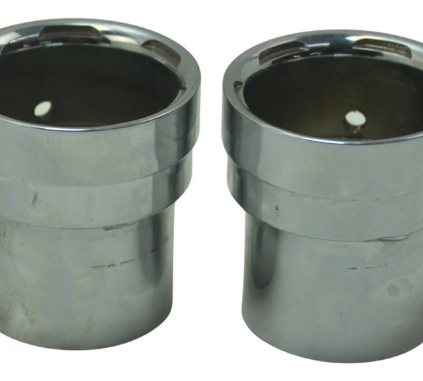 Par Acabamento Ponteira Harley Softail Deluxe Flstn 12-15