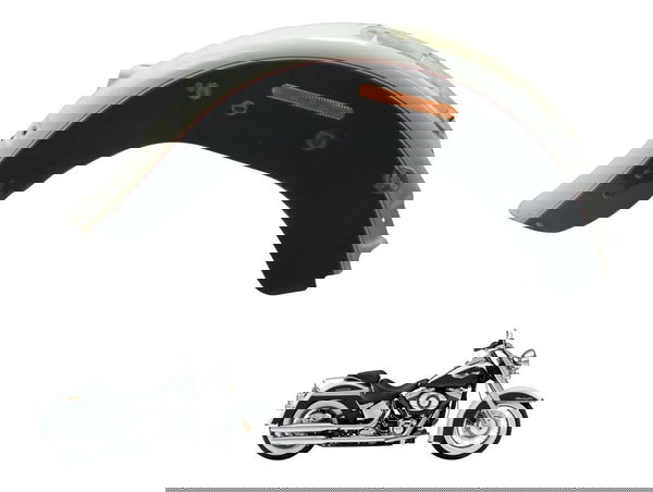 Paralama Traseiro C/avaria Harley Softail Deluxe Flstn 12-15