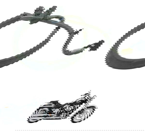 Chicote Lanterna Traseira Harley Softail Deluxe Flstn 12-15