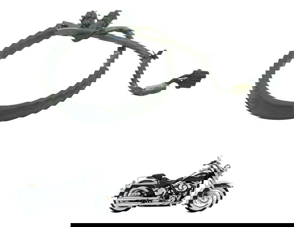 Chicote Lanterna Traseira Harley Softail Deluxe Flstn 12-15