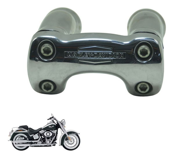 Riser Guidão 1/4 Pol Harley Softail Deluxe Flstn 12-15 Orig