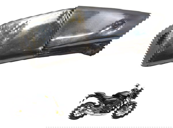 Ponteira Escape C/ Detalhes Honda Cb 600f Hornet 08-11 Orig