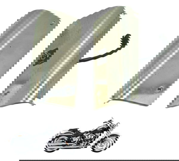 Par Acabamento Farol Harley Softail Deluxe Flstn 12-15 Orig