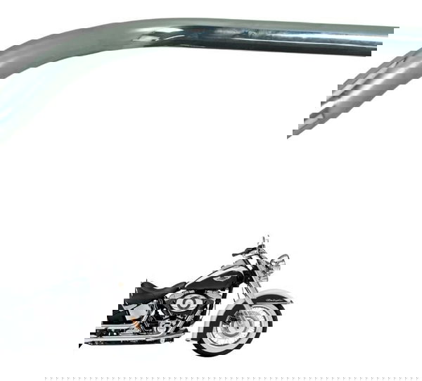 Capa Proteção Escape Tras Harley Softail Deluxe Flstn 12-15