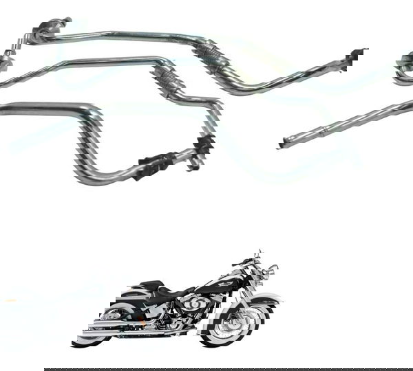 Jogo Mangeuira Óleo Harley Softail Deluxe Flstn 12-15 Orig