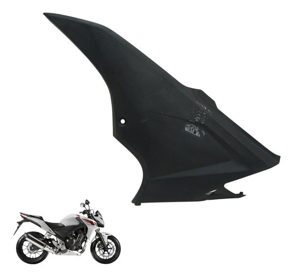 Tampa Lateral Esquerda Honda Cb 500 F 14-15 Original Preto
