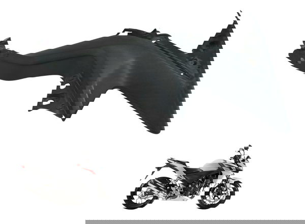 Acabamento Aba Tanque Esq C/ Detal Honda Cb 500 F 14-15 Orig Vermelho