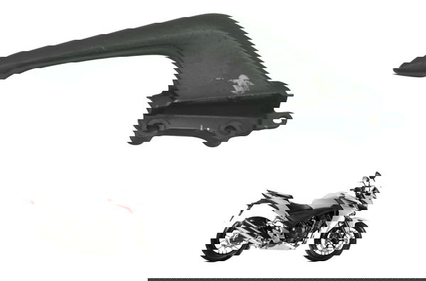 Alça Traseira Esquerda C/ Detalhes Honda Cb 500 F 14-15 Orig Preto