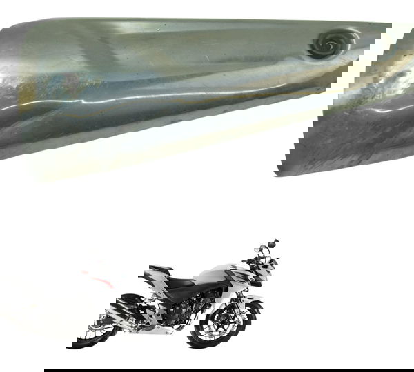 Protetor Ponteira Escape C/ Detalh Honda Cb 500 F 14-15 Orig