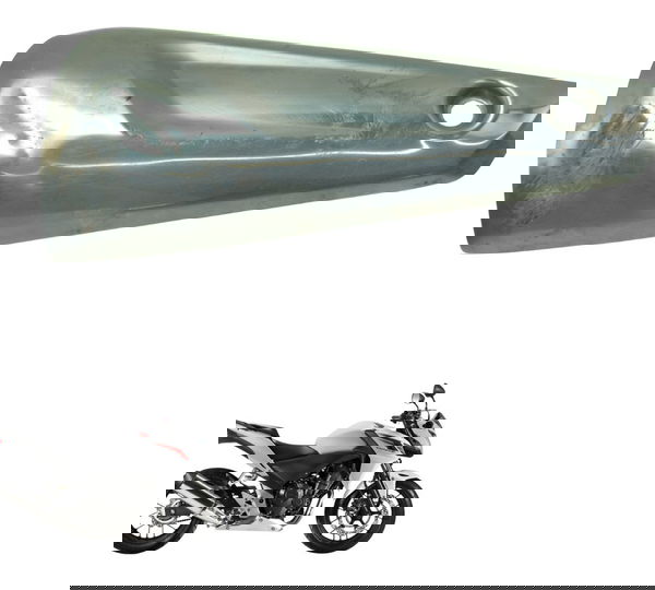 Protetor Ponteira Escape C/ Detalh Honda Cb 500 F 14-15 Orig