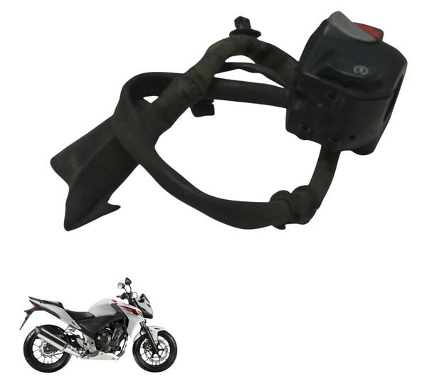 Chave Punho Partida Honda Cb 500 F 14-15 Original
