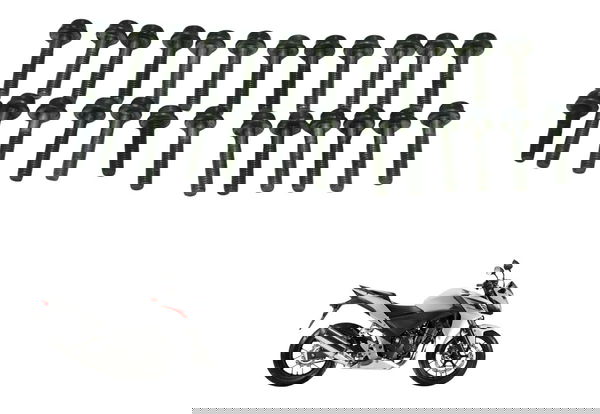 Jogo Parafuso Tampas Laterais Honda Cb 500 F 14-15 Original