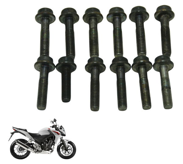 Jogo Tampa Motor Honda Cb 500 F 14-15 Original