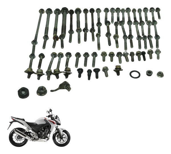 Kit Parafuso Bloco Motor Honda Cb 500 F 14-15 Original
