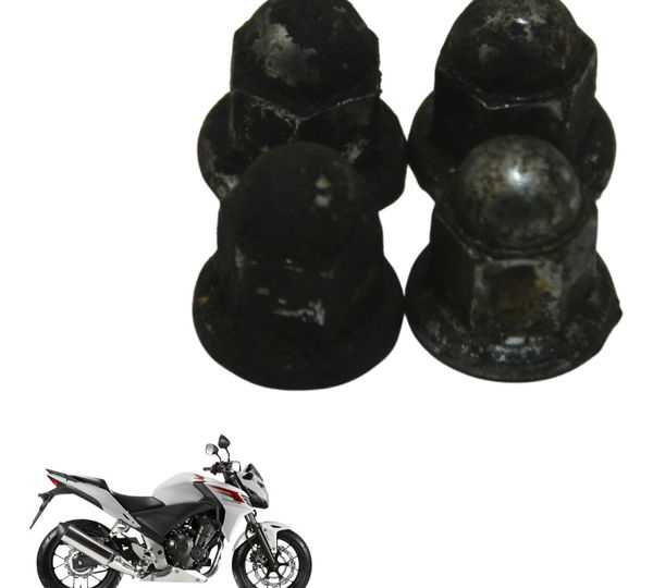 Jogo Porca Curva Escape Honda Cb 500 F 14-15 Original