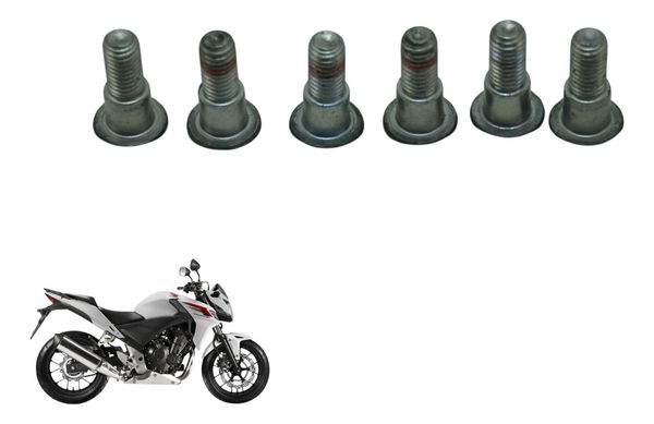 Jogo Parafuso Disco Dianteiro Honda Cb 500 F 14-15 Original