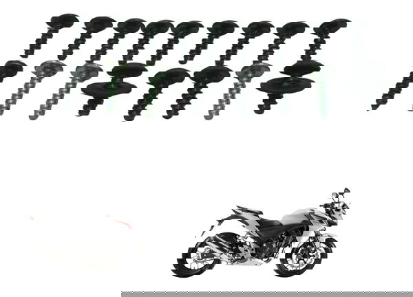 Kit Parafusos Superfulos Honda Cb 500 F 14-15 Original