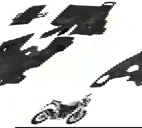 Kit Borracha Acabamento Motor Honda Cb 500 F 14-15 Original