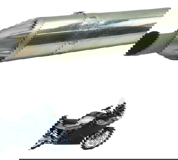 Ponteira Escape Direita Bmw K 1300 Gt 09-10 Original Prateado