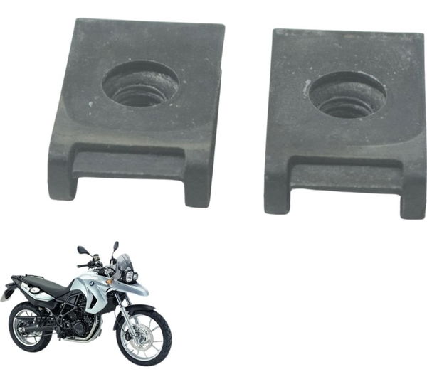 Par Presilha Suporte Placa Bmw F 650 Gs 09-12 Original
