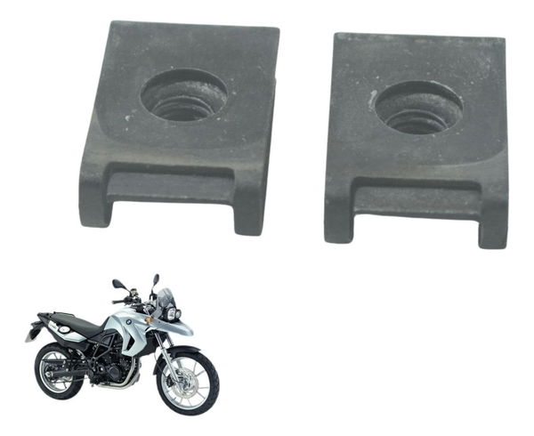 Par Presilha Suporte Placa Bmw F 650 Gs 09-12 Original