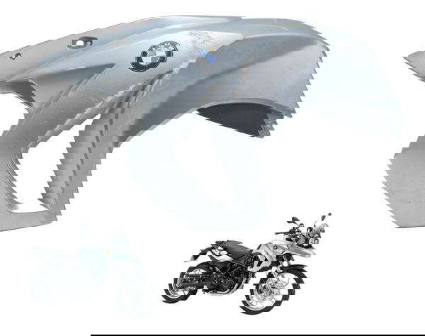 Carenagem Lateral Esq C/detal Bmw F 650 Gs 09-12 Original Cinza