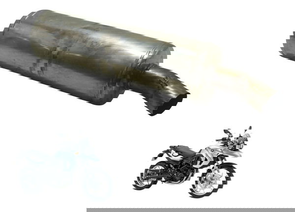 Ponteira Escape C/ Detalhes Bmw F 650 Gs 09-12 Original