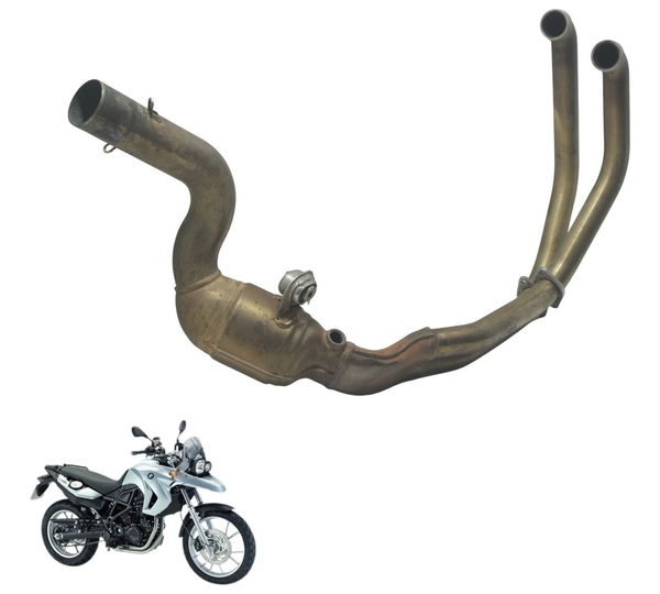 Curva Escape Coletor C/ Avaria Bmw F 650 Gs 09-12 Original