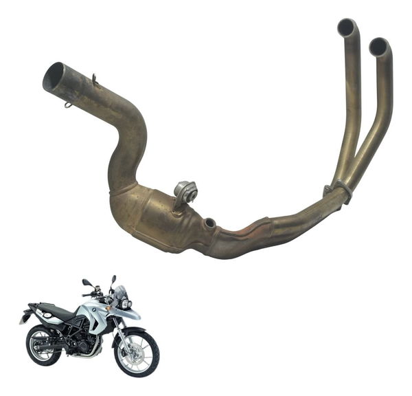Curva Escape Coletor C/ Avaria Bmw F 650 Gs 09-12 Original