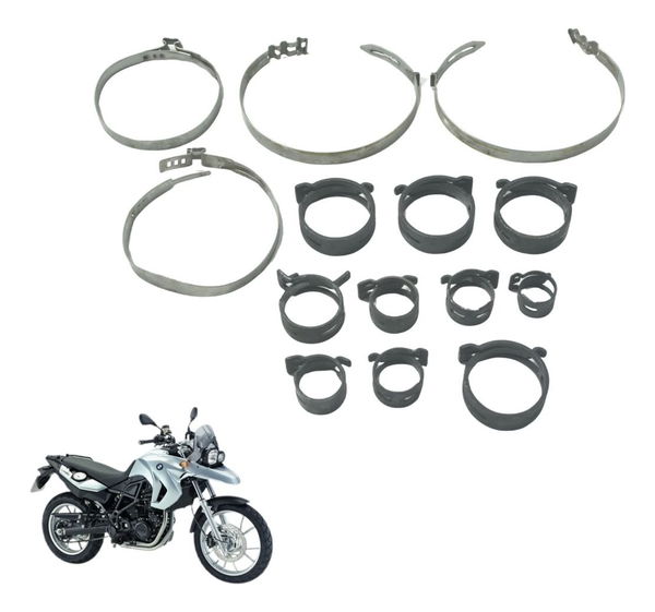 Kit Abraçadeiras Diversas Bmw F 650 Gs 09-12 Original