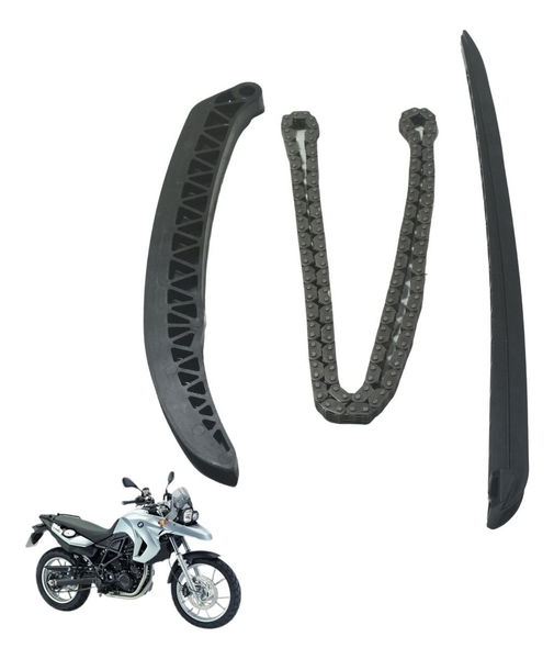 Kit Guia Tensor Corrente Comando Bmw F 650 Gs 09-12 Original