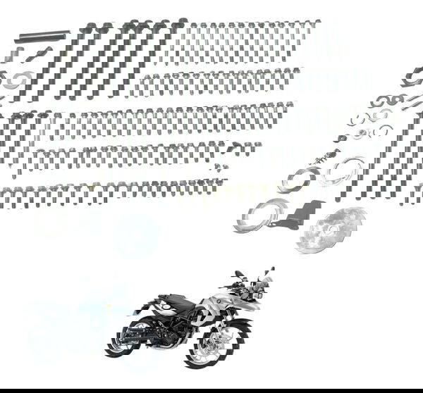 Kit Parafuso Motor Bmw F 650 Gs 09-12 Original