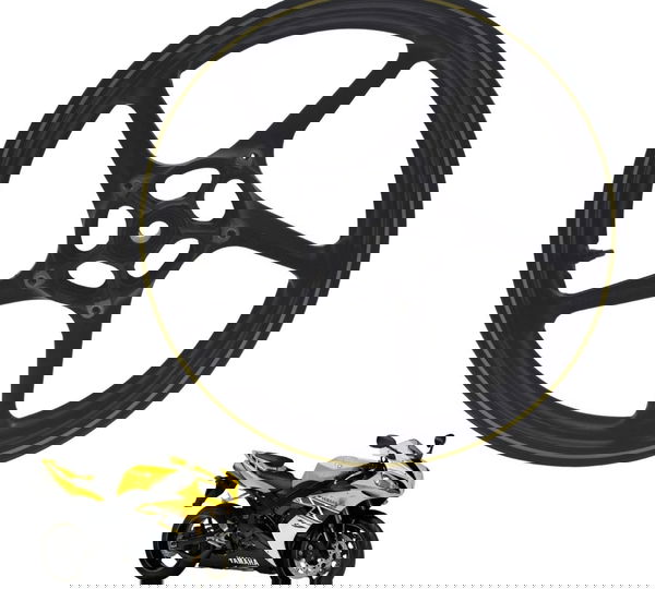 Roda Dianteira Yamaha Yzf R1 04-06 Original Preto