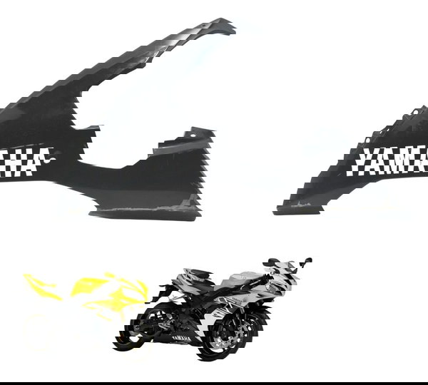 Spoiler Esquerdo C/detalhes Yamaha Yzf R1 04-06 Original