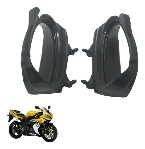 Par Borracha Duto Ar Yamaha Yzf R1 04-06 Original