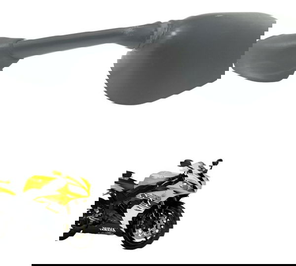 Espelho Retrovisor Dir C/ Detalhes Yamaha Yzf R1 04-06 Orig