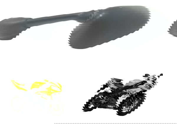 Espelho Retrovisor Dir C/ Detalhes Yamaha Yzf R1 04-06 Orig