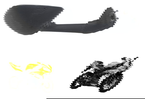 Espelho Retrovisor Esq C/detalhes Yamaha Yzf R1 04-06 Orig