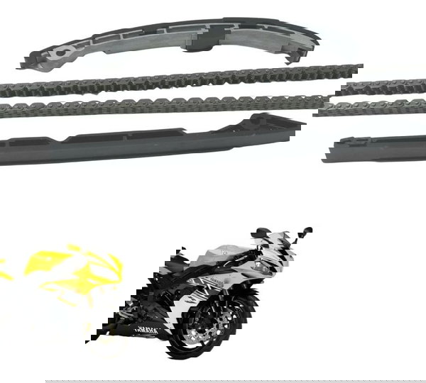 Kit Guia Tensor Corrente Comando Yamaha Yzf R1 04-06 Origina