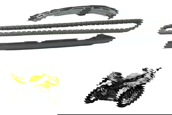 Kit Guia Tensor Corrente Comando Yamaha Yzf R1 04-06 Origina